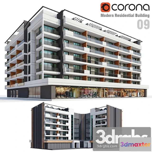 905584 - Modern Residential Building 09