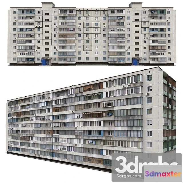 905718 - Residential building soviet era. series 1kg-480