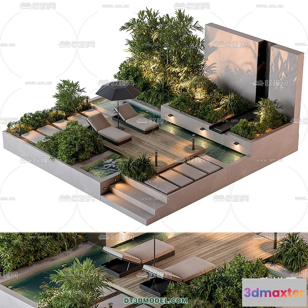 1244310 - GARDEN DECOR - VRAY  CORONA - 3D MODEL - 3279