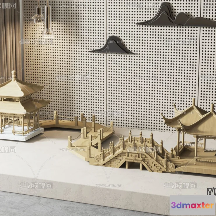 1260716 - JAPAN GARDEN DECOR 3D MODEL - 005