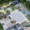 1358655 - Garden 3D Models - Architecture Decor 3D - 289 3D Max