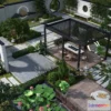 1361074 - Garden 3D Models - Architecture Decor 3D - 325 3D Max