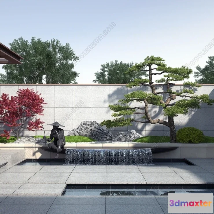 1361330 - Garden 3D Models - Architecture Decor 3D - 329 3D Max
