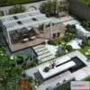 1361686 - Garden 3D Models - Architecture Decor 3D - 334 3D Max