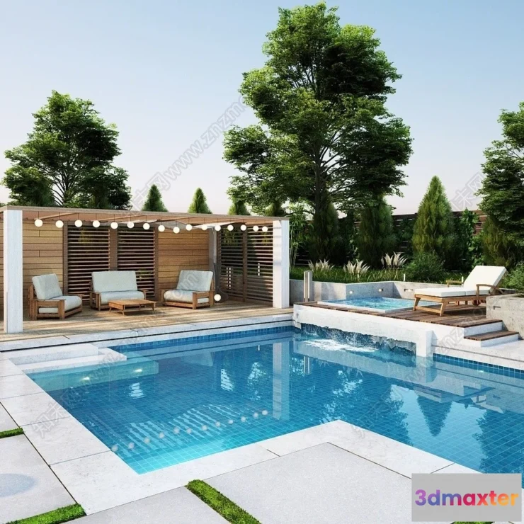 1361826 - Garden 3D Models - Architecture Decor 3D - 336 3D Max