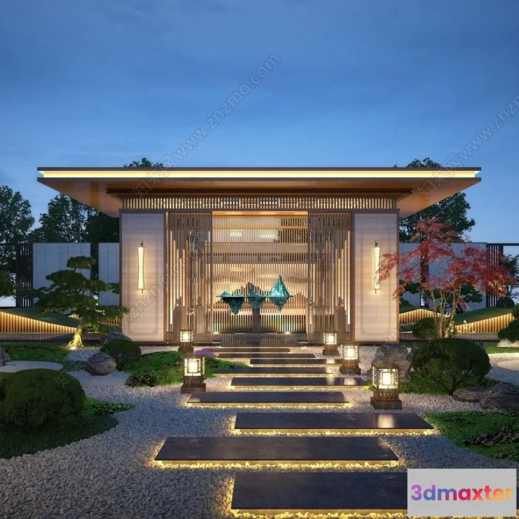 1362095 - Garden 3D Models - Architecture Decor 3D - 340 3D Max