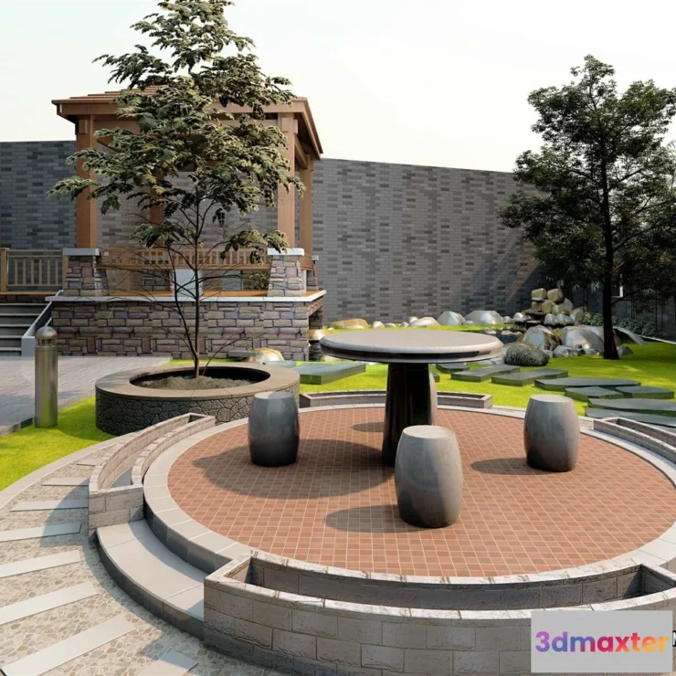 1362423 - Garden 3D Models - Architecture Decor 3D - 345 3D Max