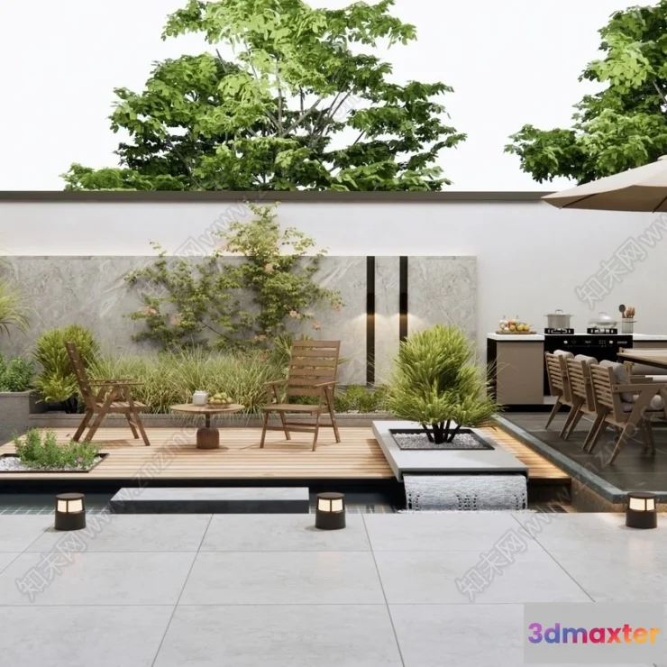 1362898 - Garden 3D Models - Architecture Decor 3D - 352 3D Max