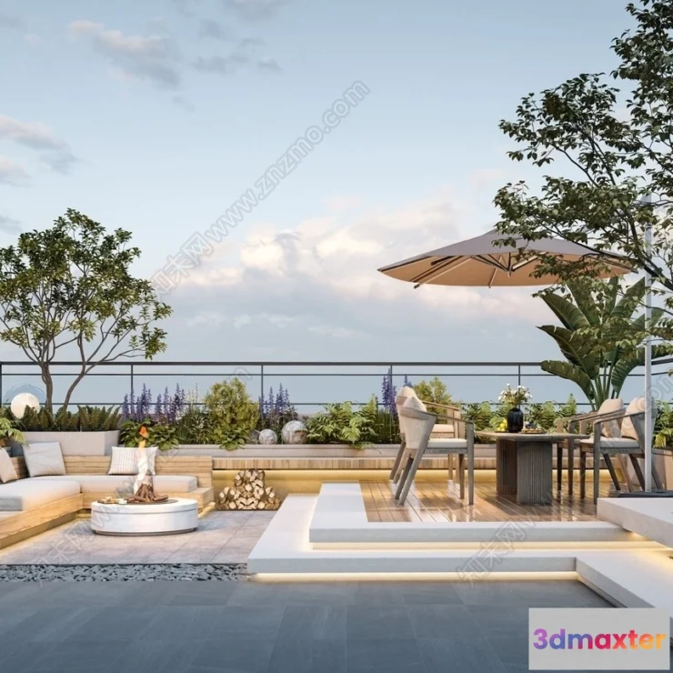 1363088 - Garden 3D Models - Architecture Decor 3D - 355 3D Max