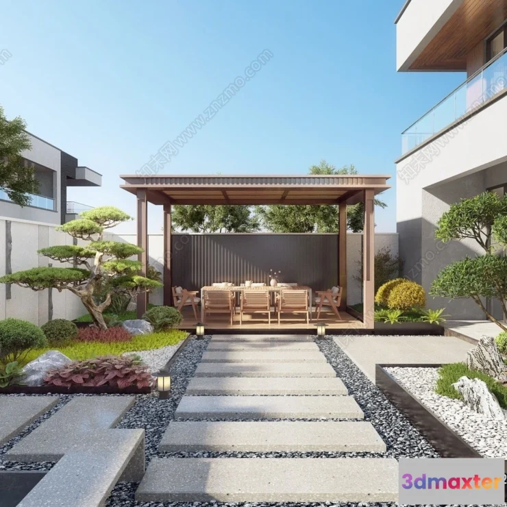 1363218 - Garden 3D Models - Architecture Decor 3D - 357 3D Max