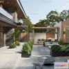 1374051 - Garden - 3D Exterior Scene - 001 3D Max