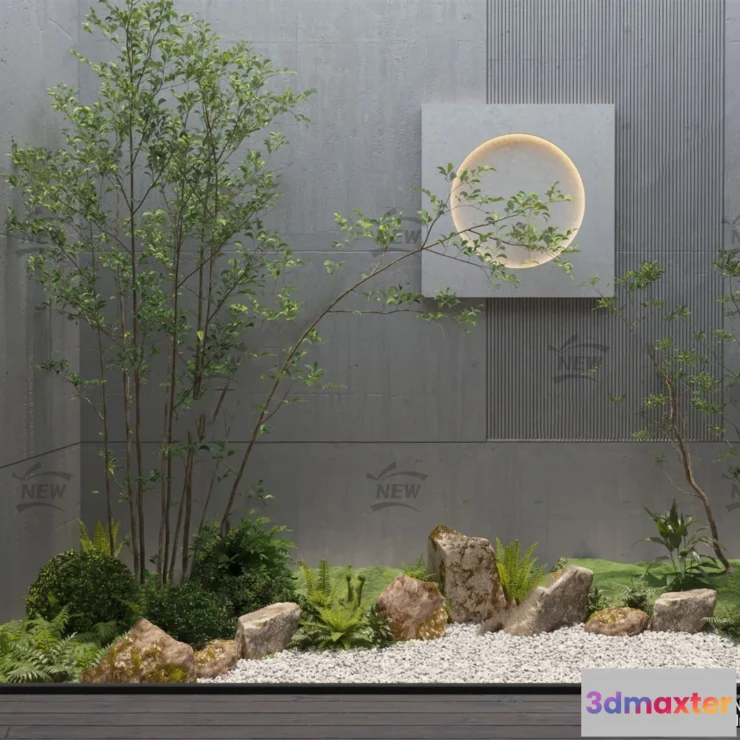 1374096 - Garden 3D Models - Architecture Decor 3D - 018 3D Max