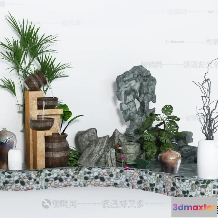 1375182 - Garden 3D Models - Architecture Decor 3D - 034 3D Max