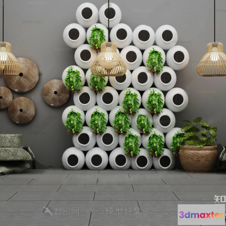 1375959 - Garden 3D Models - Architecture Decor 3D - 045 3D Max