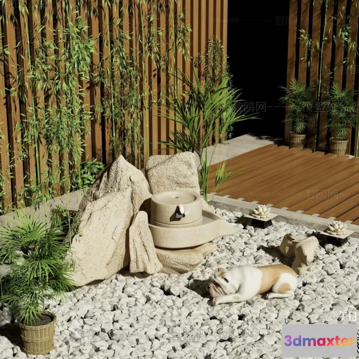 1376883 - Garden 3D Models - Architecture Decor 3D - 059 3D Max