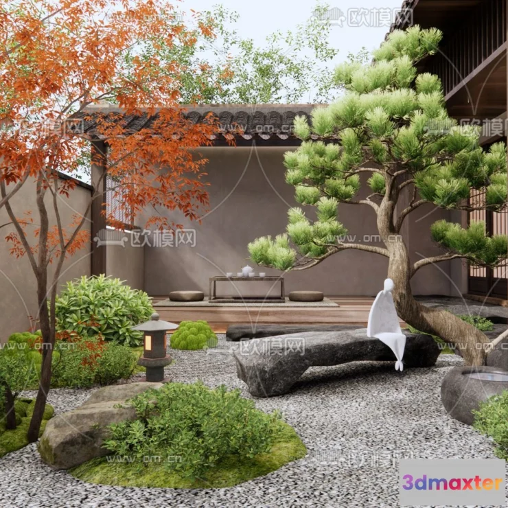 1378583 - Garden - 3D Exterior Scene - 070 3D Max