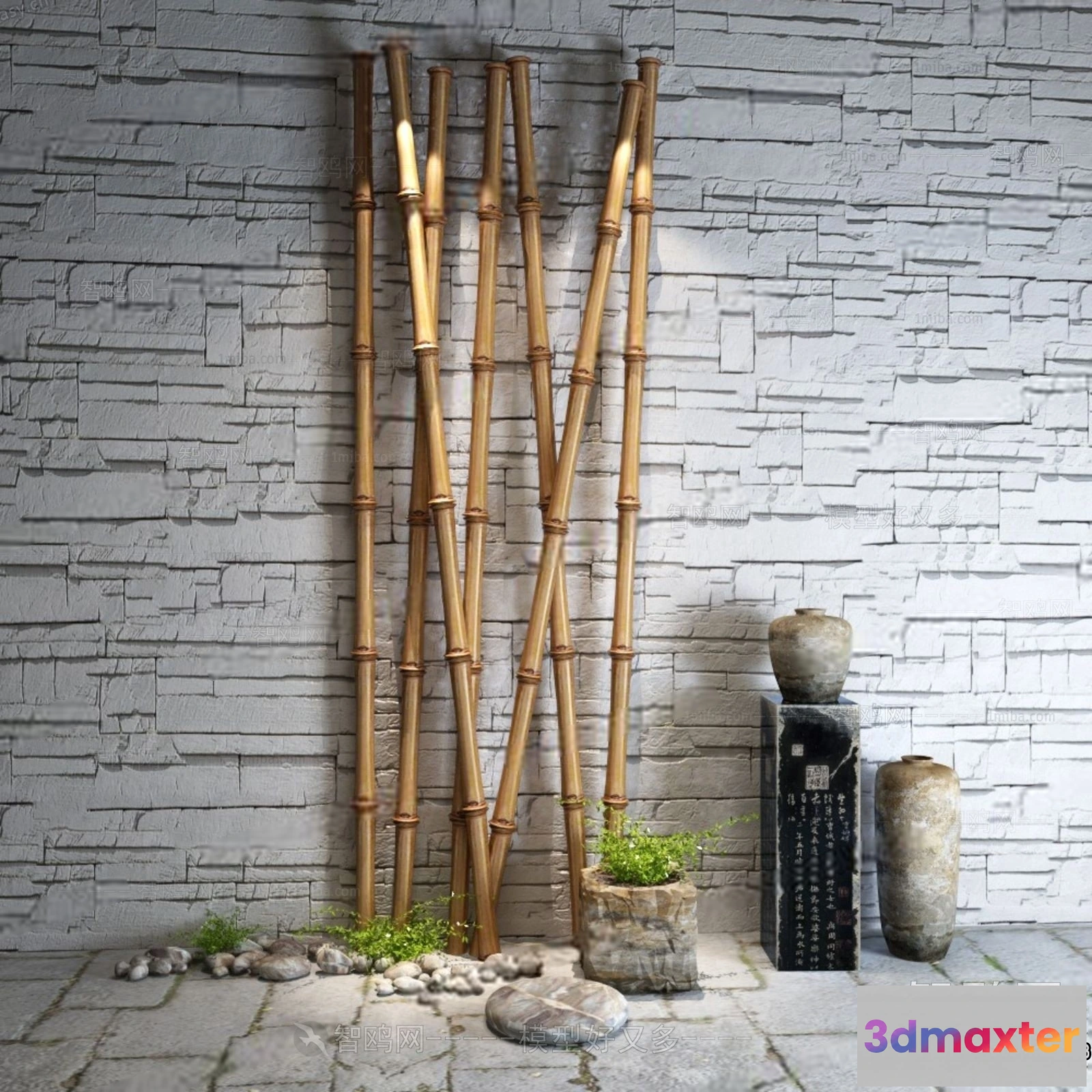 1379009 - Garden 3D Models - Architecture Decor 3D - 091 3D Max