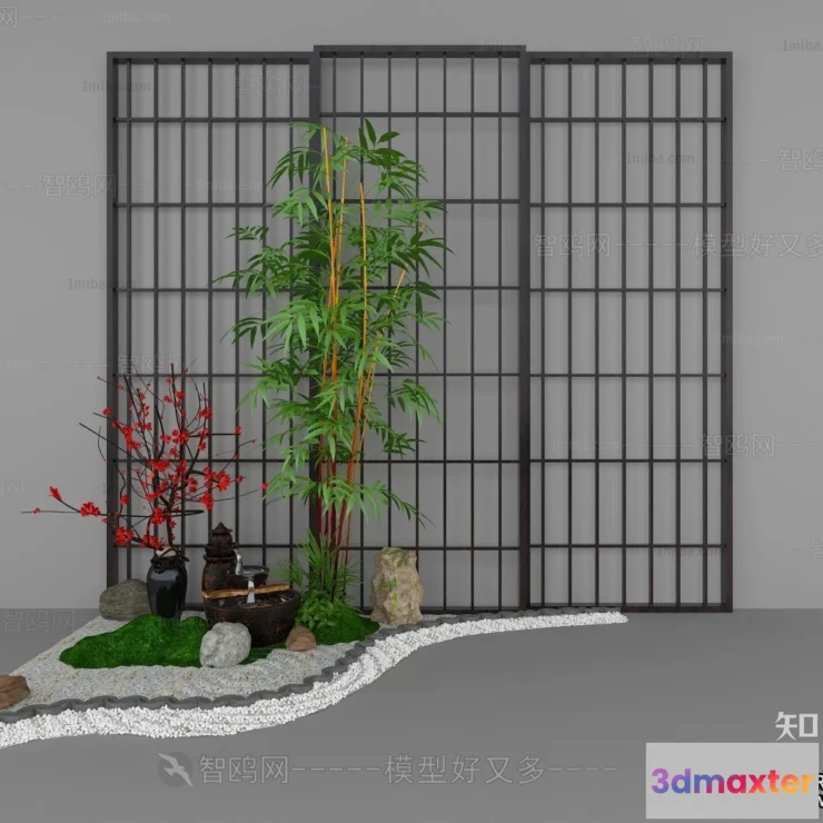1379078 - Garden 3D Models - Architecture Decor 3D - 092 3D Max
