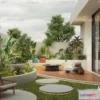 1379231 - Garden - 3D Exterior Scene - 080 3D Max
