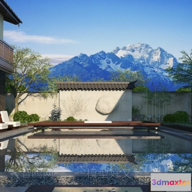 1379791 - Garden 3D Models - Architecture Decor 3D - 103 3D Max