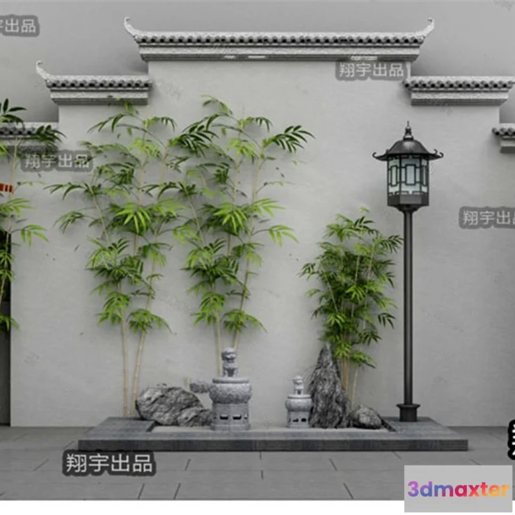 1380245 - Garden 3D Models - Architecture Decor 3D - 110 3D Max