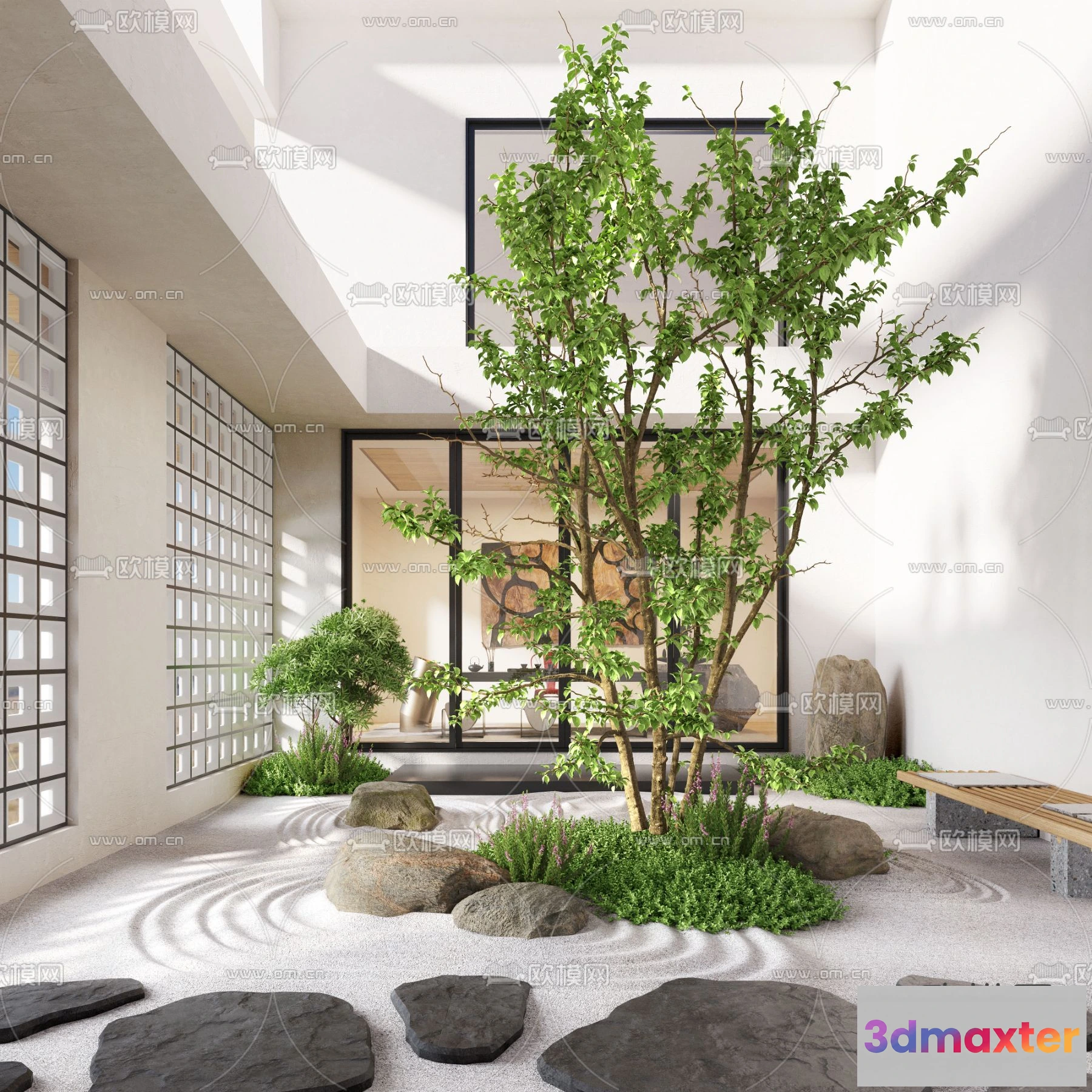 1380453 - Garden - 3D Exterior Scene - 099 3D Max