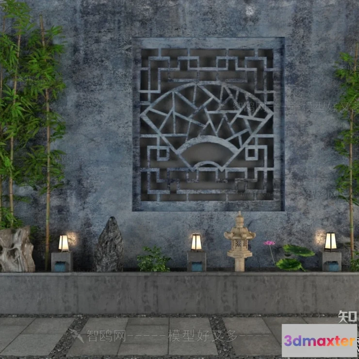 1380574 - Garden 3D Models - Architecture Decor 3D - 115 3D Max