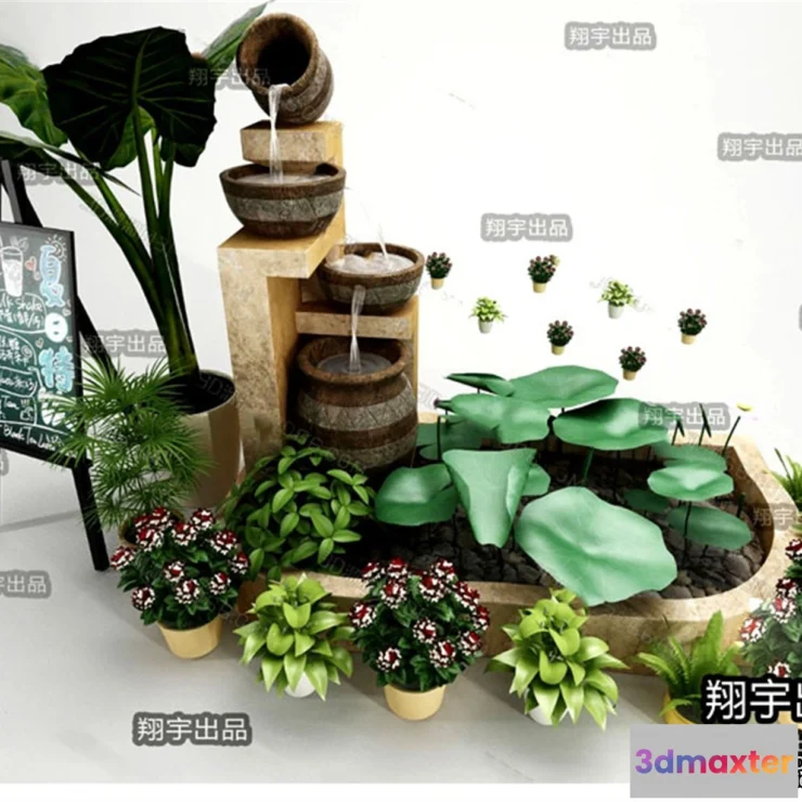 1381237 - Garden 3D Models - Architecture Decor 3D - 125 3D Max