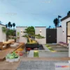 1381891 - Garden - 3D Exterior Scene - 121 3D Max