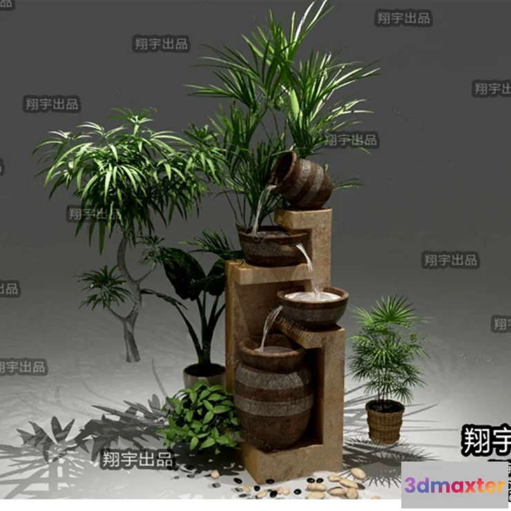 1382883 - Garden 3D Models - Architecture Decor 3D - 150 3D Max