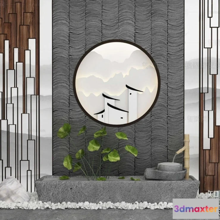 1383215 - Garden 3D Models - Architecture Decor 3D - 155 3D Max