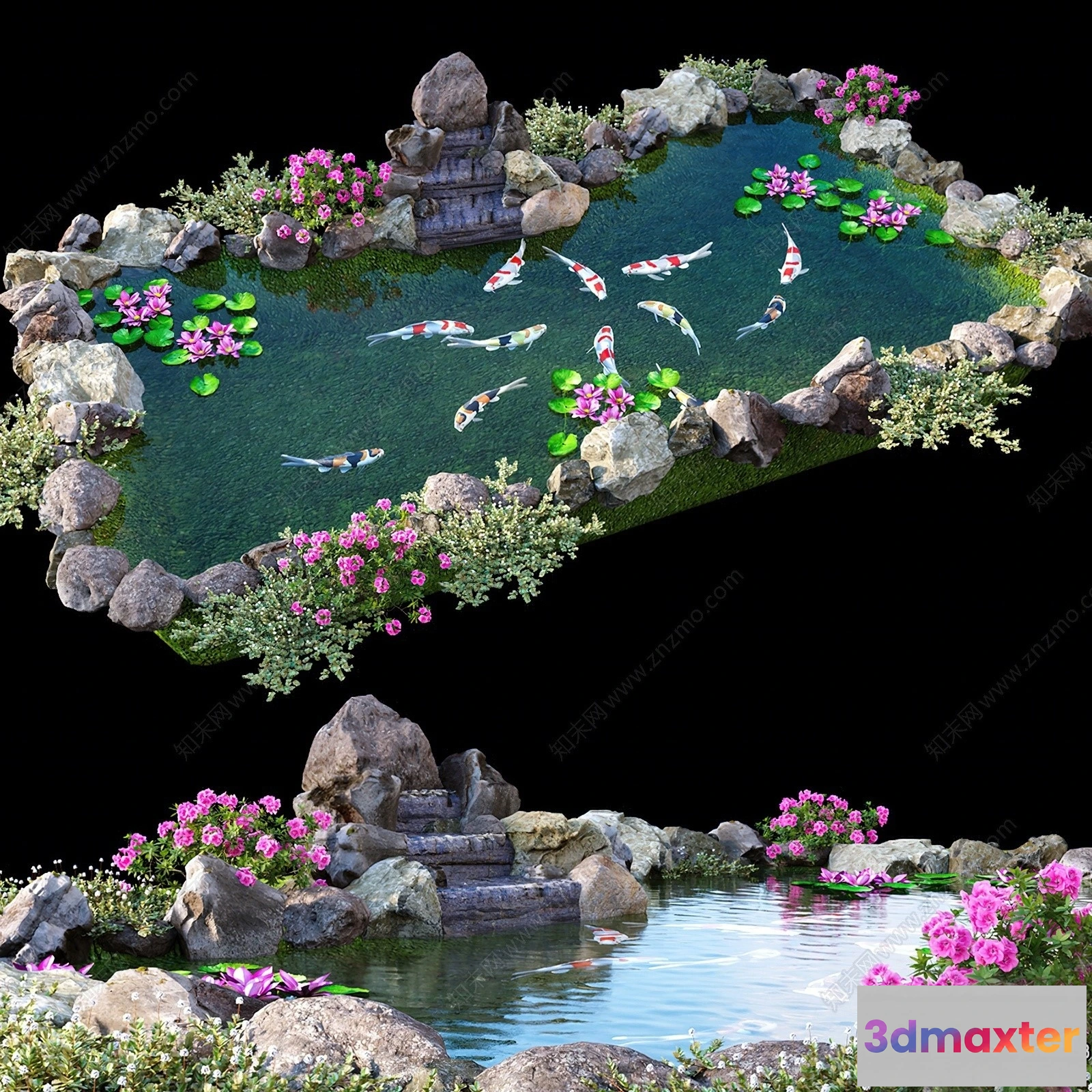 1384864 - Garden 3D Models - Architecture Decor 3D - 181 3D Max
