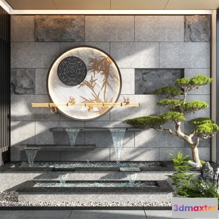 1384934 - Garden 3D Models - Architecture Decor 3D - 182 3D Max