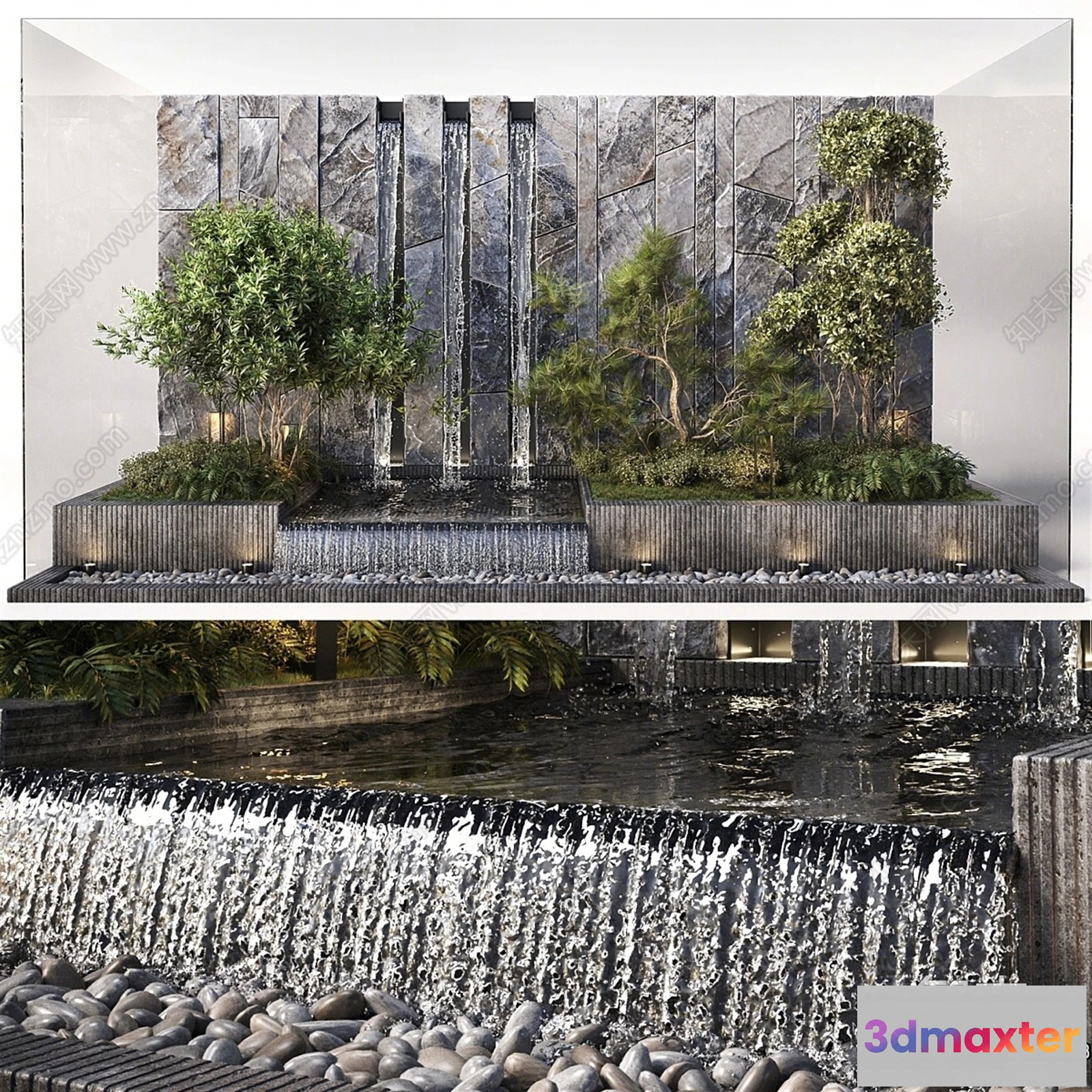 1384997 - Garden 3D Models - Architecture Decor 3D - 183 3D Max