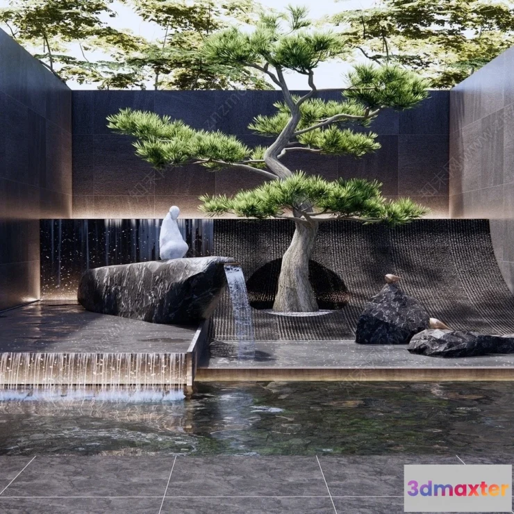 1385129 - Garden 3D Models - Architecture Decor 3D - 185 3D Max