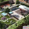 1390649 - Garden 3D Models - Architecture Decor 3D - 266 3D Max