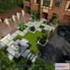 1391039 - Garden 3D Models - Architecture Decor 3D - 272 3D Max