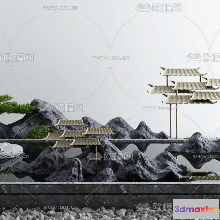 1518826 - GARDEN DECOR - 3D Model For Interior Design - 2583 3D Max