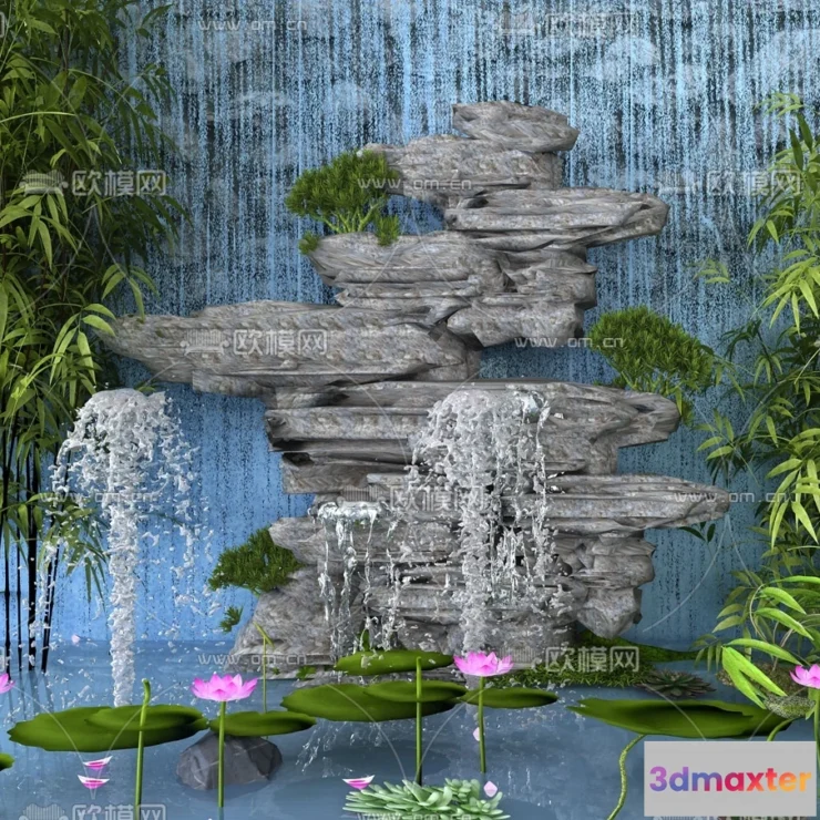 1518832 - GARDEN DECOR - 3D Model For Interior Design - 2586 3D Max