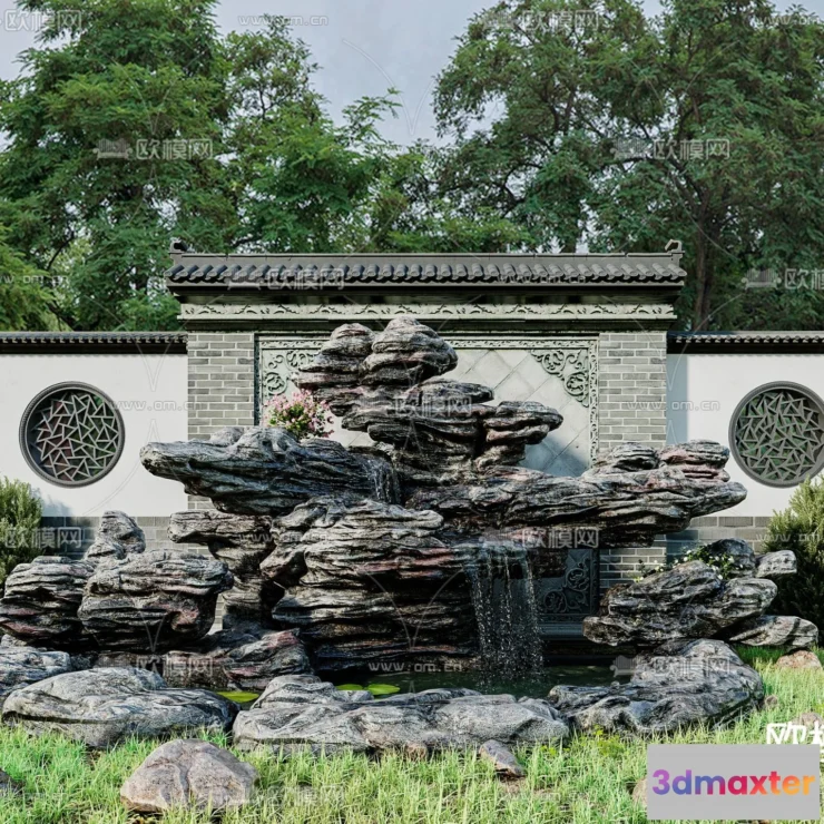 1518838 - GARDEN DECOR - 3D Model For Interior Design - 2589 3D Max