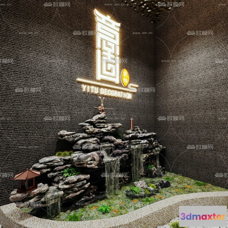 1518842 - GARDEN DECOR - 3D Model For Interior Design - 2591 3D Max