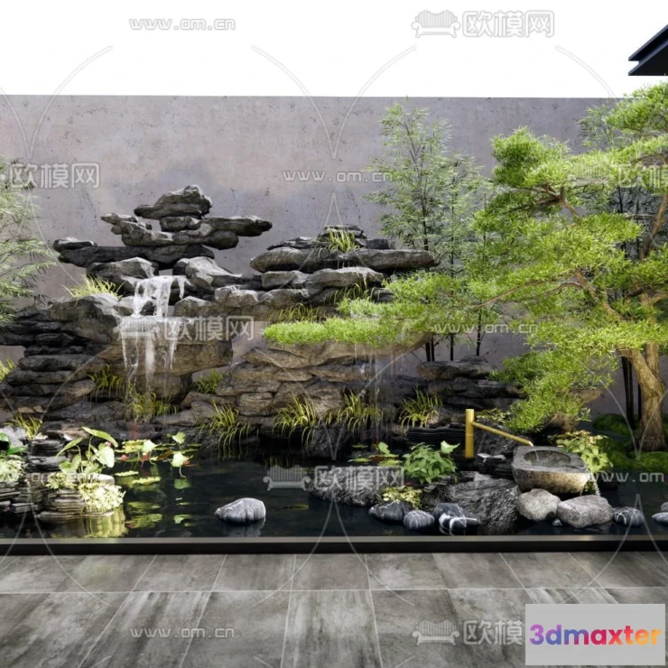 1518844 - GARDEN DECOR - 3D Model For Interior Design - 2592 3D Max