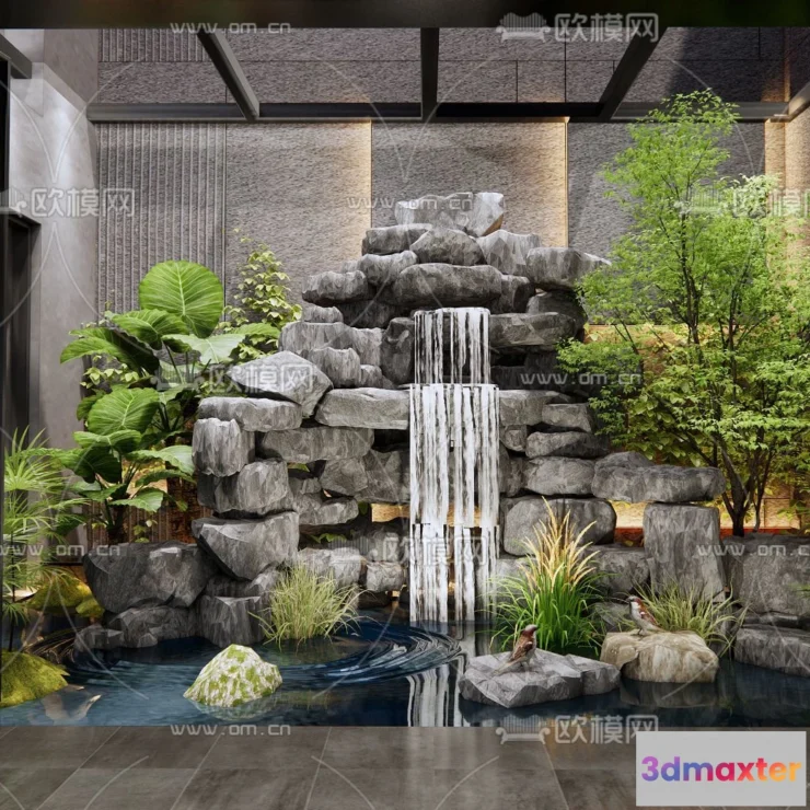 1518848 - GARDEN DECOR - 3D Model For Interior Design - 2594 3D Max