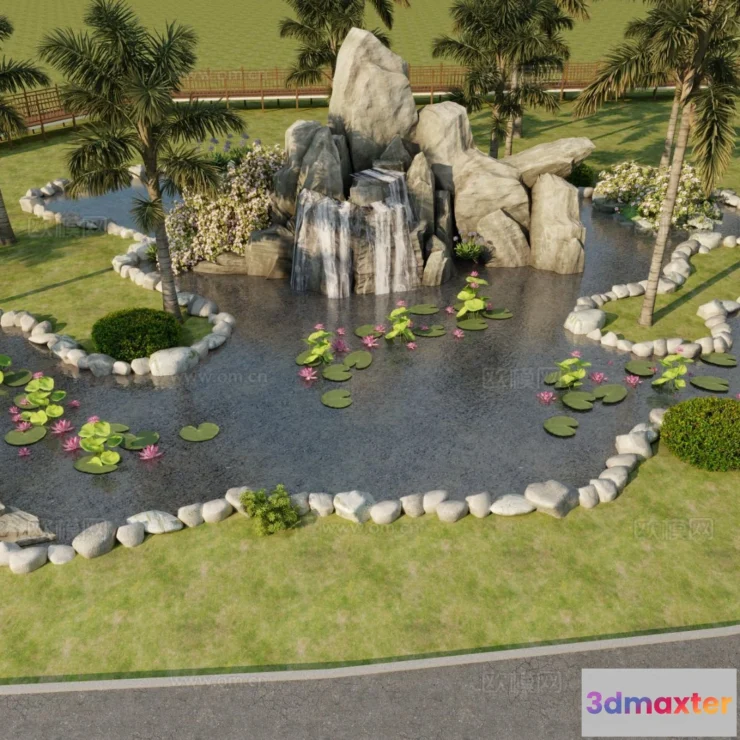 1518872 - GARDEN DECOR - 3D Model For Interior Design - 2606 3D Max