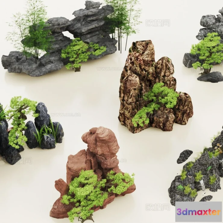 1518878 - GARDEN DECOR - 3D Model For Interior Design - 2609 3D Max