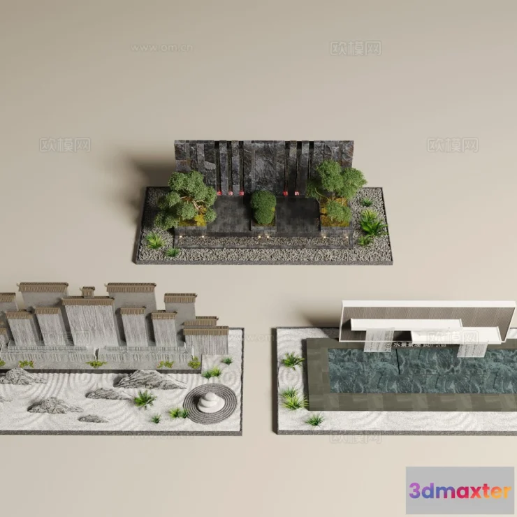 1518886 - GARDEN DECOR - 3D Model For Interior Design - 2613 3D Max