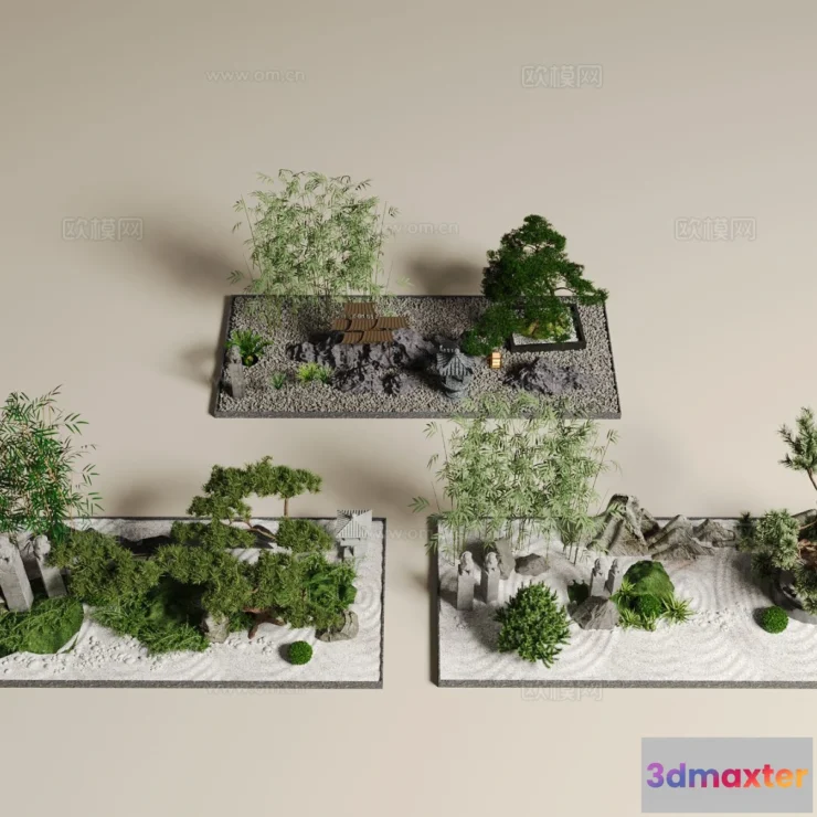 1518888 - GARDEN DECOR - 3D Model For Interior Design - 2614 3D Max