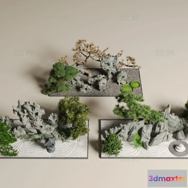 1518894 - GARDEN DECOR - 3D Model For Interior Design - 2617 3D Max