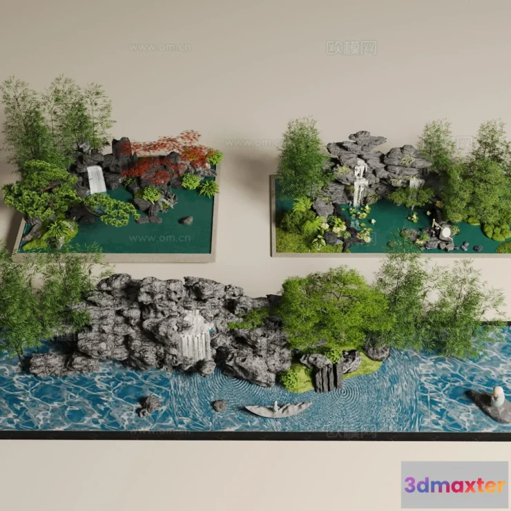 1518916 - GARDEN DECOR - 3D Model For Interior Design - 2628 3D Max