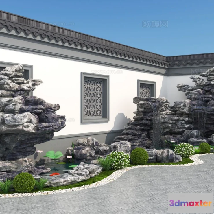 1518928 - GARDEN DECOR - 3D Model For Interior Design - 2634 3D Max